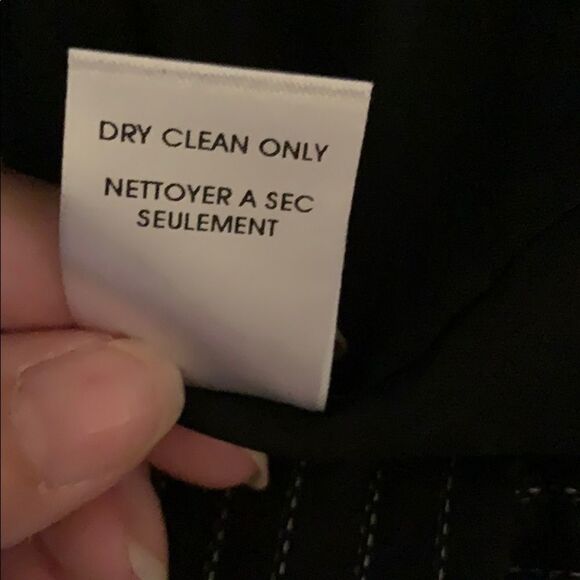 Nanette Lepore black pinstriped pencil ski… - Picture 9 of 9